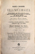 DESCRIPÃ‡ÃƒO TOPOGRAPHICA DE VILLA NOVA DE GAYA