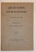 LIST OF PLANTS COLLECTED ROUND ESTORIL DURING THREE SEASONS.