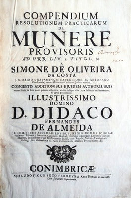 COMPENDIUM RESOLUTIONUM PRATICARUM DE MUNERE PROVISORIS.