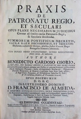 PRAXIS DE PATRONATU REGIO, ET SAECULARI.