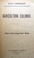 AGRICULTURA COLONIAL.
