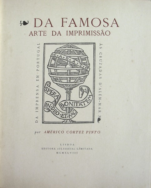 DA FAMOSA ARTE DA IMPRIMISSÃƒO.