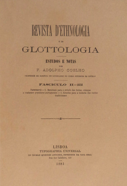 REVISTA Dâ€™ETHNOLOGIA E DE GLOTTOLOGIA.