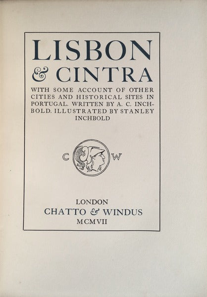 LISBON AND CINTRA
