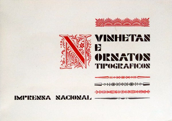 VINHETAS E ORNATOS TIPOGRAFICOS. [2 VOLS.]