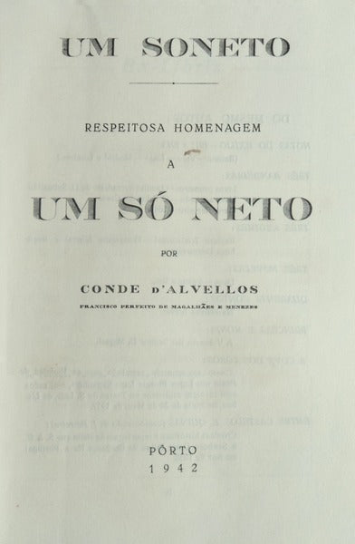 UM SONETO.
