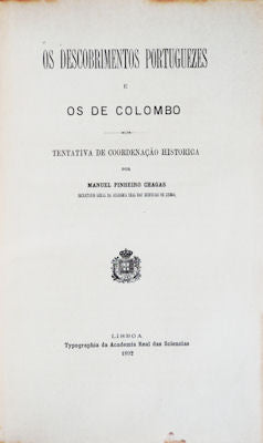 OS DESCOBRIMENTOS PORTUGUEZES E OS DE COLOMBO.