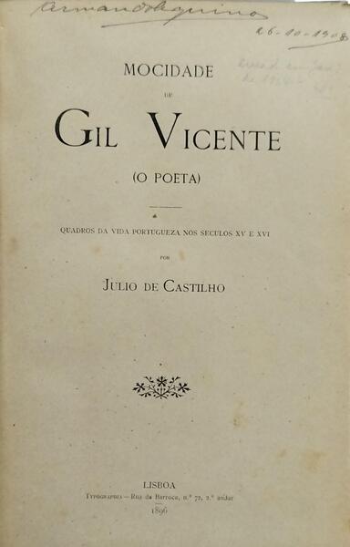 MOCIDADE DE GIL VICENTE.