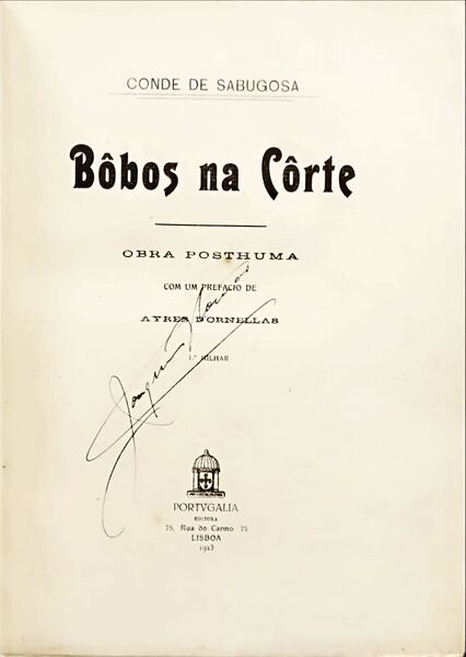 BÃ”BOS NA CÃ”RTE. [1.Âº MILHAR]