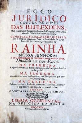 ECCO JURIDICO CONTRA AS VOZES DAS REFLEXOENS,