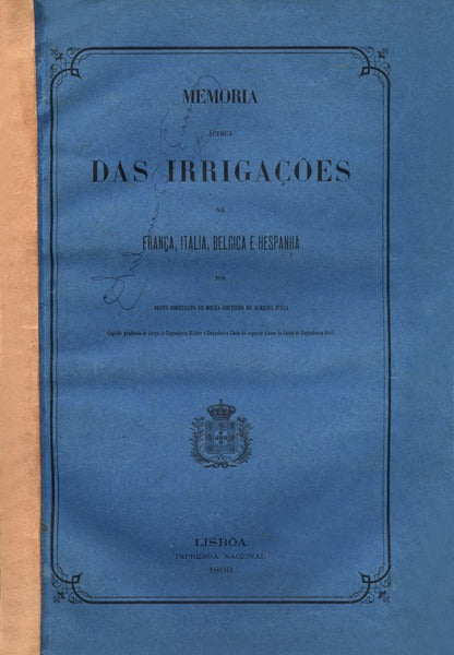 MEMÃ“RIA ÃCERCA DAS IRRIGAÃ‡Ã•ES NA FRANÃ‡A, ITÃLIA, BÃ‰LGICA E HESPANHA.