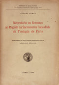 COMENTÃRIO OU CENSURAS AO REGISTO DA SACROSSANTA FACULDADE DE TEOLOGIA DE PARIS.