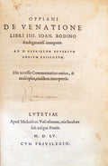 OPPIANI DE VENATIONE LIBRI IIII.