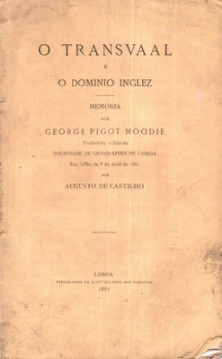 O TRANSVAAL E O DOMINIO INGLEZ.