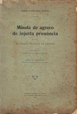 MINUTA DE AGRAVO DE INJUSTA PRONÃšNCIA...