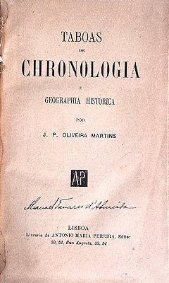 TABOAS DE CHRONOLOGIA E GEOGRAPHIA HISTORICA. [2.Âª EDIÃ‡ÃƒO]