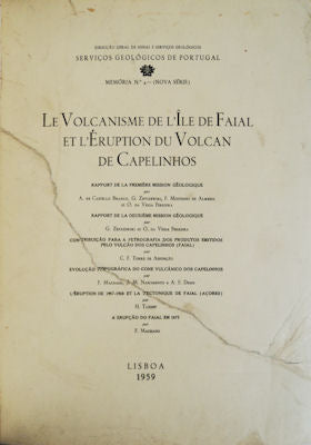LE VOLCANISME DE Lâ€™ÃŽLE DE FAIAL ET Lâ€™Ã‰RUPTION DU VOLCAN DE CAPELINHOS.