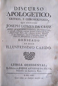 DISCURSO APOLOGETICO, CRITICO E CHRONOLOGICO