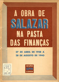 OBRA (A) DE SALAZAR NA PASTA DAS FINANÃ‡AS.