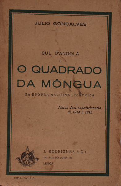 SUL D'ANGOLA E O QUADRADO DA MÃ”NGUA