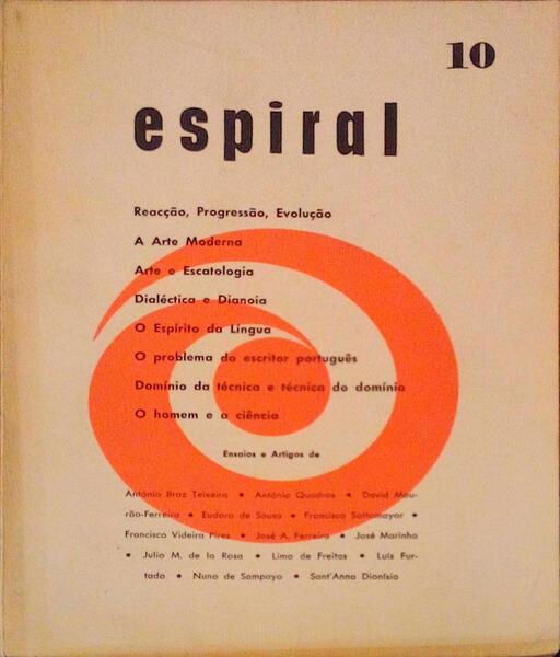 ESPIRAL, CADERNOS DE CULTURA, N.Âº 10 - 1966.