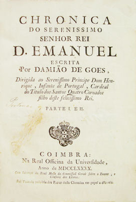 CHRONICA DO SERENISSIMO SENHOR REI D. EMANUEL