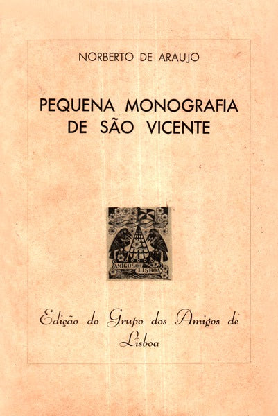 PEQUENA MONOGRAFIA DE SÃƒO VICENTE.