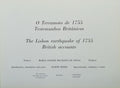 O TERRAMOTO DE 1755. TESTEMUNHOS BRITÃ‚NICOS. THE LISBON EARTHQUAKE OF 1755. BRITISH ACCOUNTS.