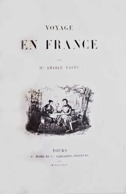 VOYAGE EN FRANCE. [ENCADERNAÃ‡ÃƒO ARTÃSTICA SEC. XIX..]