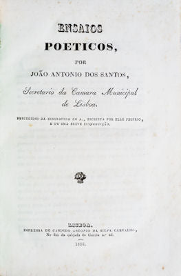 ENSAIOS POETICOS - AS Ã‰POCAS DA NATUREZA.