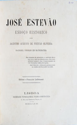 JOSÃ‰ ESTEVÃƒO ESBOÃ‡O HISTÃ“RICO.