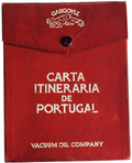 CARTA ITINERARIA DE PORTUGAL DA VACCUM OIL COMPANY. 1937.