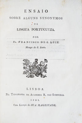 ENSAIO SOBRE ALGUNS SYNONYMOS DA LINGUA PORTUGUEZA