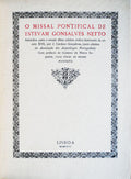 O MISSAL PONTIFICAL DE ESTEVAM GONSALVES NETTO.
