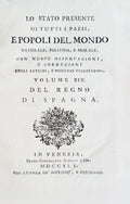 LO STATO PRESENTE DEL REGNO DI SPAGNA.