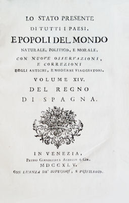 LO STATO PRESENTE DEL REGNO DI SPAGNA.