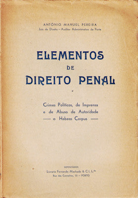 ELEMENTOS DE DIREITO PENAL.