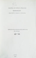 LISTA DOS ACTOS INTERNACIONAIS SUBSCRITOS POR PORTUGAL (1966-1973).