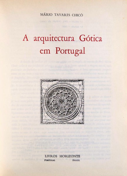 A ARQUITECTURA GÃ“TICA EM PORTUGAL.
