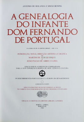 A GENEALOGIA DO INFANTE DOM FERNANDO DE PORTUGAL.