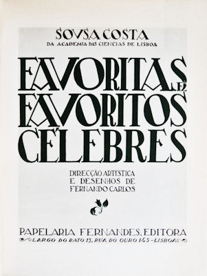 FAVORITAS E FAVORITOS CÃ‰LEBRES.
