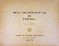 MAPA ORO-HIDROGRÃFICO DE PORTUGAL.