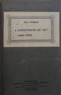 A CONSPIRAÃ‡ÃƒO DE 1817.