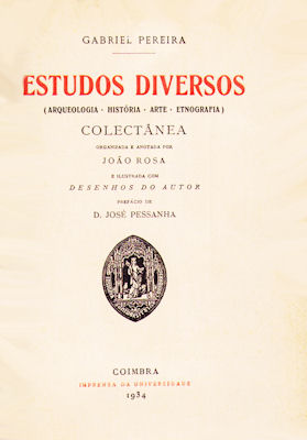 ESTUDOS DIVERSOS: ARQUEOLOGIA, HISTORIA, ARTE, ETNOGRAFIA.