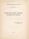 ALGUMAS NOTAS SÃ”BRE A EVOLUÃ‡ÃƒO DA AGRICULTURA NACIONAL.