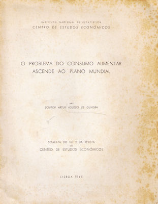 O PROBLEMA DO CONSUMO ALIMENTAR ASCENDE AO PLANO MUNDIAL.