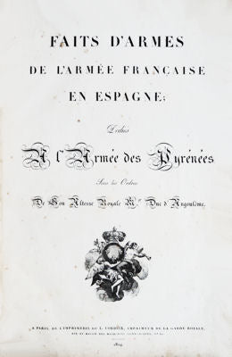 FAITS Dâ€™ARMES DE Lâ€™ARMÃ‰E FRANÃ‡AISE EN ESPAGNE;