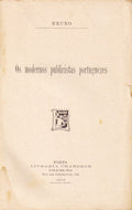 OS MODERNOS PUBLICISTAS PORTUGUEZES.