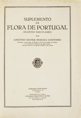 SUPLEMENTO DA FLORA DE PORTUGAL (PLANTAS VASCULARES).
