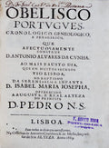 OBELISCO PORTVGVES, CRONOLOGICO, GENEALOGICO, E PENAGIRICO,